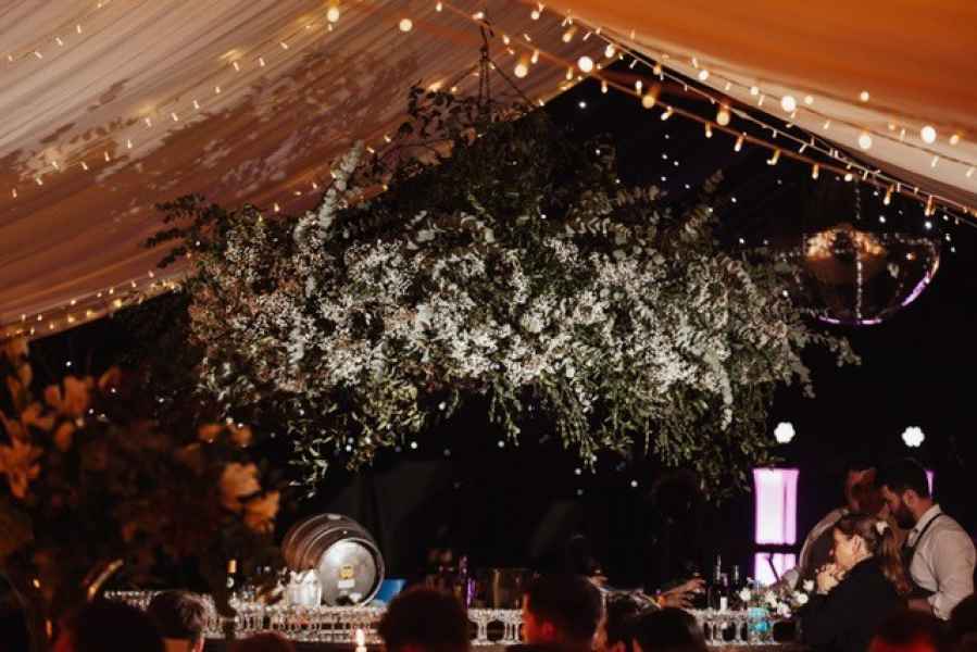 Flower Hoop Over The Bar