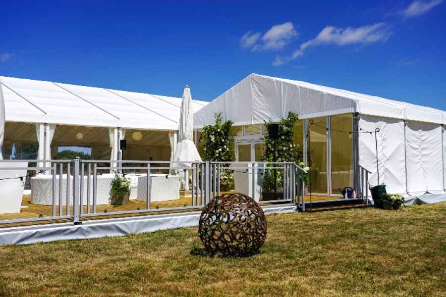 Cassette Levelled Decking Area